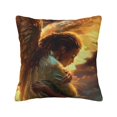 Angel Embracing in Night Pillow cover decoration pillowcase standard