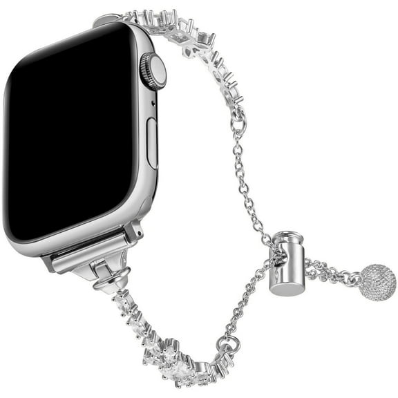 Angel Eye Bowknot & Arrow Rhinestone Bands for Apple Watch 49 46 45 44 42 41 40 38 mm, Metal Jewelry Strap Bracelet with Adjustable Clasp Compatible with iWatch Series 10 9 8 7 6 5 4 3 2 SE Ultra