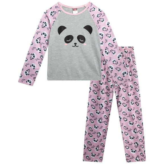 Angel Face Girls Pajama Set - 2 Piece Soft Cozy Jersey Sleep Shirt and Pajama Pants for Girls (7-12)