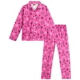 thumbnail image 1 of Angel Face Girls Pajama Set - 2 Piece Soft Flannel Sleep Shirt and Pajama Pants for Girls (7-16), 1 of 7