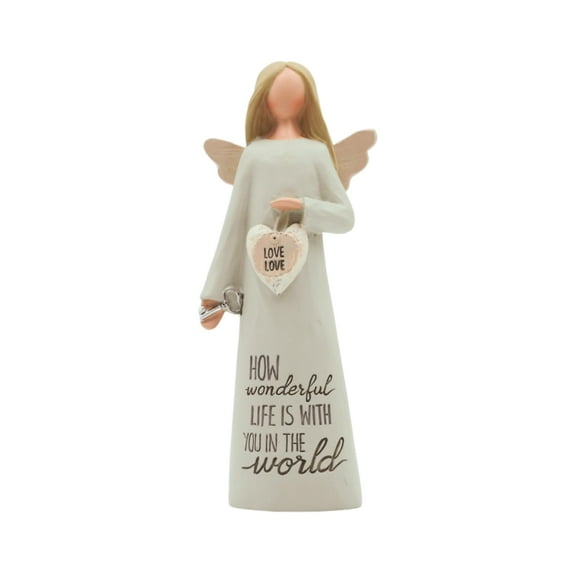 Angel Figurine How Wonderful Life With You Guardian Angel Sentimental Gift