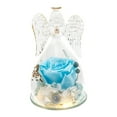 thumbnail image 1 of Angel Figurine with Preserved Roses in Glass Dome & Warm Light, Eternal Preserved Real Rose in Glass Dome with Angel Figurine, Valentine's Anniversary Birthday Gift for Women Mom Grandma, 1 of 6