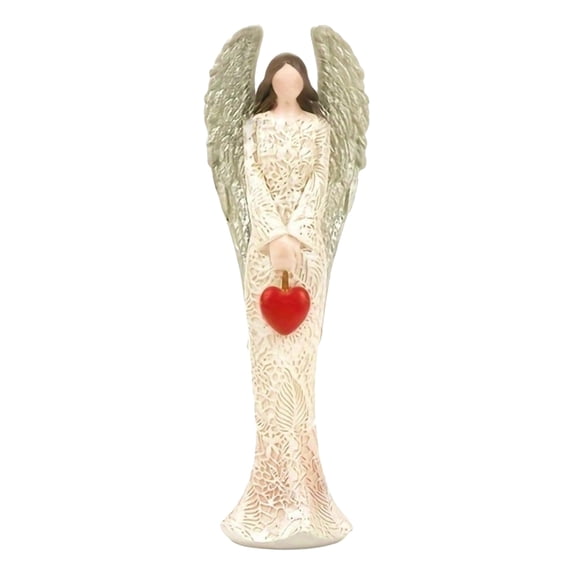 Angel Figurines, Angel Statue Gift, Heart Giving Decorative Ornament, Angel Gifts for Women, Healing Angel Figurines, Praying Angel Figurine/Sculpture, Angel Figurines Home Decor