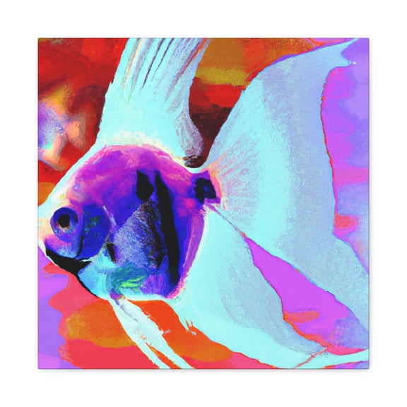 Angel Fish Pop Splash - Canvas