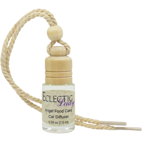 Angel Food Cake Scented Car Diffuser by Eclectic Lady, 7.5 ml, Air Freshener, Premium Fragrance