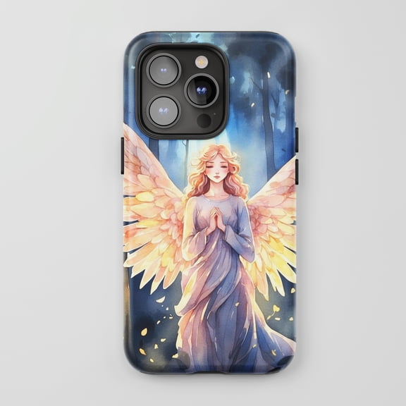 Angel For All iPhone Series Tough Phone Case Watercolor