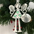 thumbnail image 1 of Angel Girl Ornament - "Crazy Beautiful Friend Forever" Christmas Gift, Cute Hanging Decor, Perfect for Home & Holiday Celebrations, 1.38*2.17in/3.5*5.5cm, C, 1 of 4