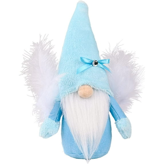 Angel Gnome - Gnome Gifts, Gnome Blessings, Plush Gnome Home Decor, Swedish Gnome Ornament Tomte, Spiritual Decor, Gift Figurine, 9" Plush Doll