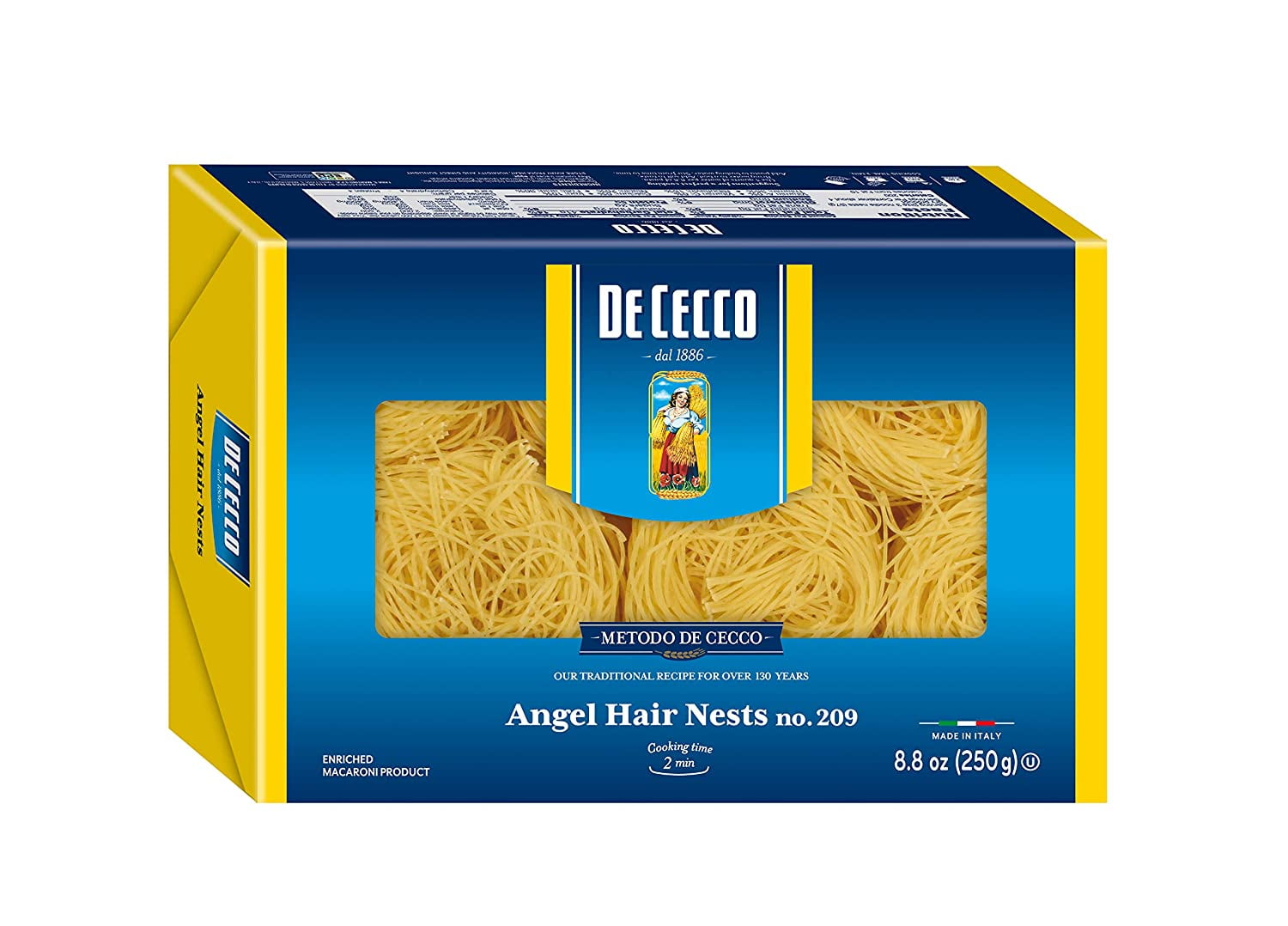 Angel Hair Nests, 8.8 oz Each Durum Wheat Pasta