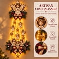 thumbnail image 1 of Angel Hanging LED Christmas Light, Lighted Holiday Window and Porch Decor, Showcasing Detailed Illuminated Cascading Display, Useful Across Window Wall Railing in Room Decor Setup, 1 of 8