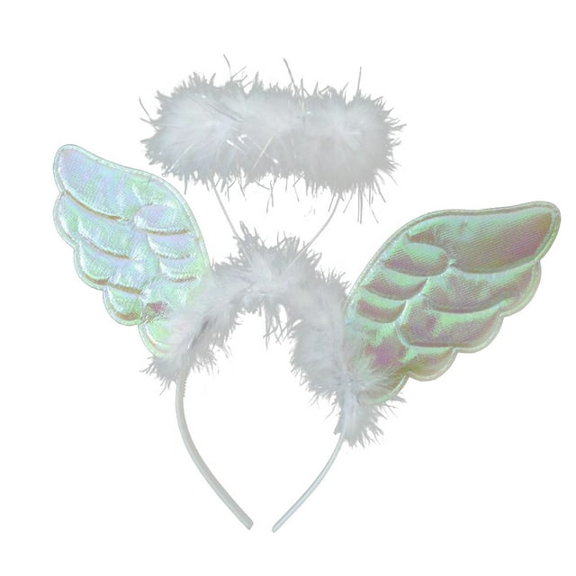 Angel Headband with Wings Halloween Costume Cosplay Accessories Party