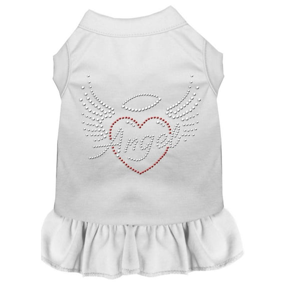 Pet Dog Cat Dress Rhinestone, "Angel Heart"