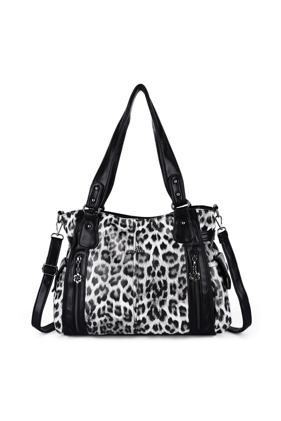 Handbags for Womens Top-Handle Hobo Purse Roomy Casual Shoulder Bags PU Tote Satchel Purse for Womens