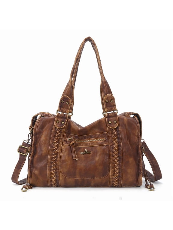 Hobo Bags For Women Vegan Leather Hobo Satchel Handbags Large Tote Purses Shoulder Bag