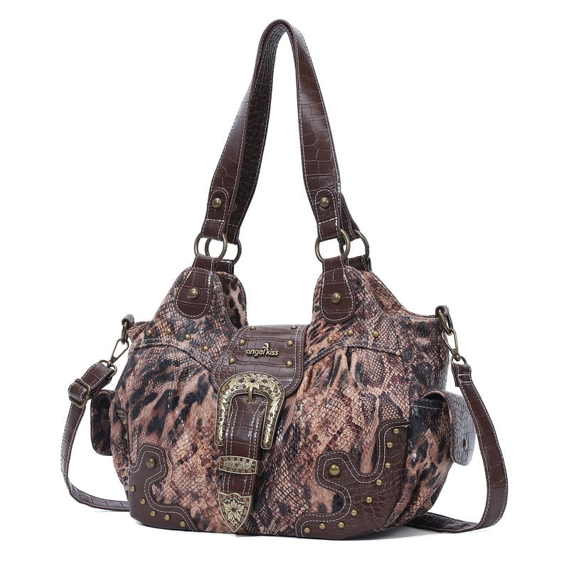 Angel Kiss Hobo Bags for Women Vegan Leather Purses and Handbags Crossbody Purses Ladies Chic Shoulder Bags