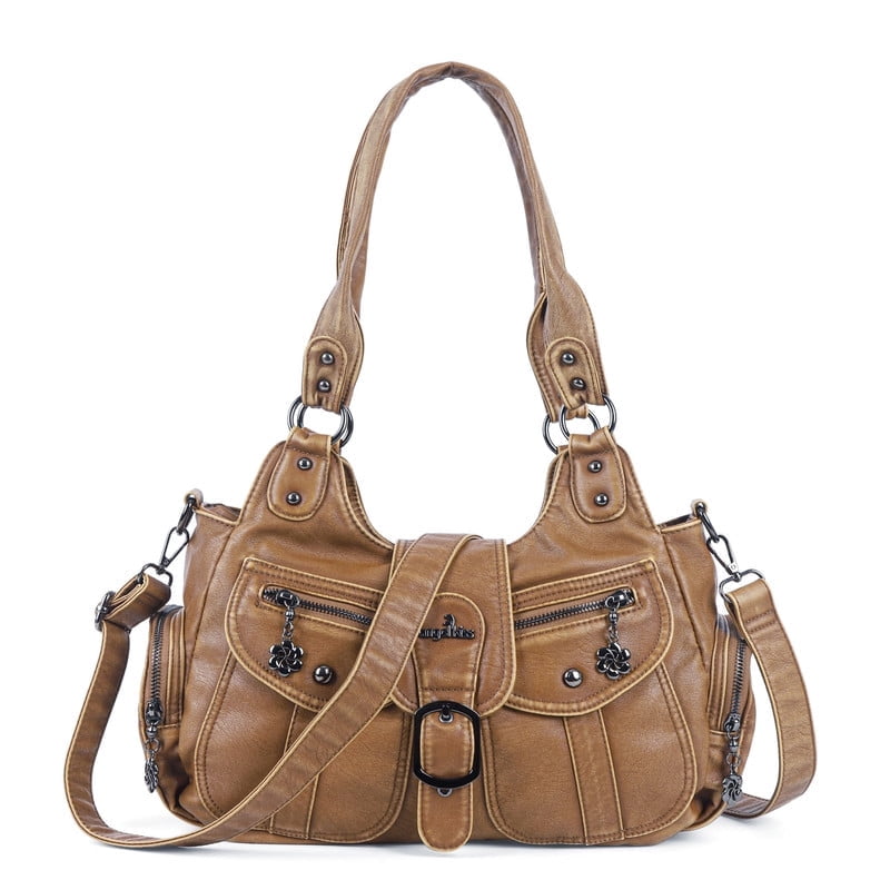 Angel Kiss Hobo Bags for Women Vegan Leather Shoulder Purses and Crossbody Ladies Tote Bags Purse