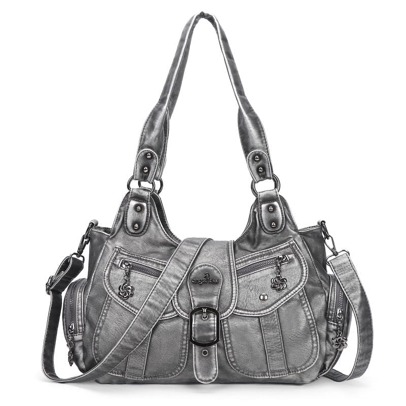 Angel Kiss Hobo Bags for Women Vegan Leather Shoulder Purses and Crossbody Ladies Tote Bags Purse