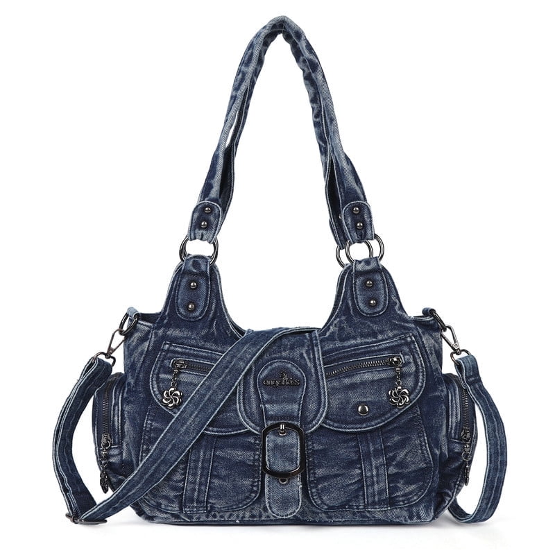 Angel Kiss Hobo Bags for Women Vegan Leather Shoulder Purses and Crossbody Ladies Tote Bags Purse