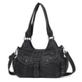 thumbnail image 1 of Angel Kiss Hobo Bags for Women Vegan Leather Shoulder Purses and Handbags Ladies Roomy Tote Bags Purse with Crossbody Strap, 1 of 9