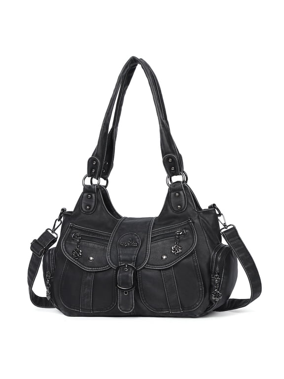 Hobo Bags for Women Vegan Leather Shoulder Purses and Handbags Ladies Roomy Tote Bags Purse with Crossbody Strap