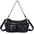 thumbnail image 1 of Angel Kiss Hobo Purses for Women Crossbody Shoulder Bag Ladies Multi Pocket Handbags with Adjustable Shoulder Strap | Soft Vegan Leather, 1 of 6