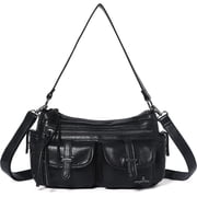 Angel Kiss Hobo Purses for Women Crossbody Shoulder Bag Ladies Multi Pocket Handbags with Adjustable Shoulder Strap | Soft Vegan Leather