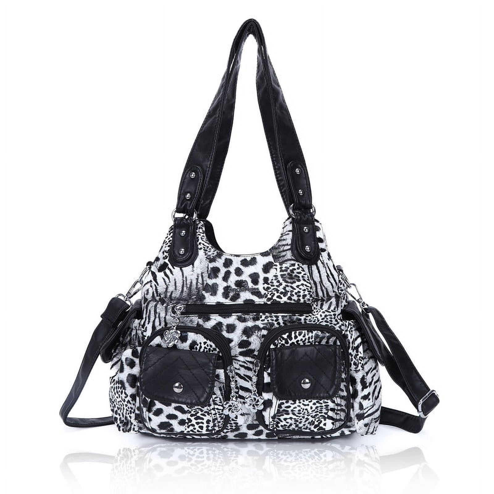 Angel Kiss Multi pocket shoulder bag Women's casual crossbody bag