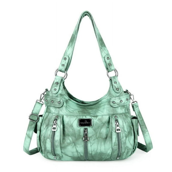 Angel Kiss Multi pocket women's shoulder bag with detachable straps
