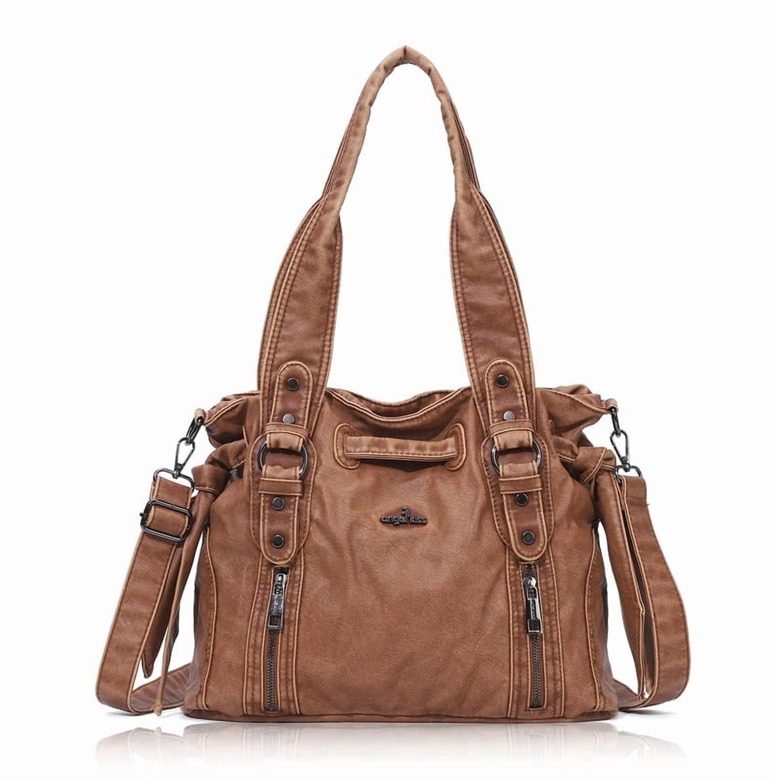 Angel Kiss Purses for Women Vegan Leather wallet and Handbags Crossbody Purses Hobo Purses Tote Satchel Handbags