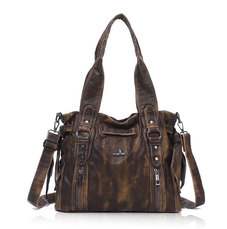 Angel Kiss Purses for Women Vegan Leather wallet and Handbags Crossbody Purses Hobo Purses Tote Satchel Handbags