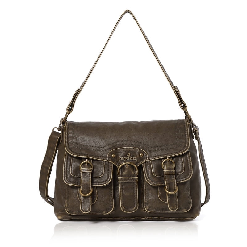 Angel Kiss Purses for Women and Handbags Vegan Leather Hobo Purses Tote Satchel Handbags Crossbody Hobo Bag