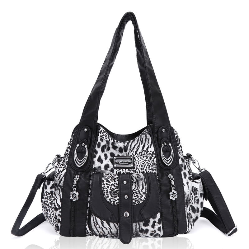 Angel Kiss Purses for Women and Hangbags Vegan Leather Hobo Satchel Multi pocket Purse
