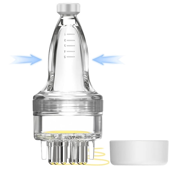 Angel Kiss Minoxidil Applicator, Hair Oil Applicator, Oil Dispenser for Hair - Compact Hair Root Comb Bottle, Fast Efficient Delivery to Hair Roots & Messy-Free & Waste-Free and Scalp Massage