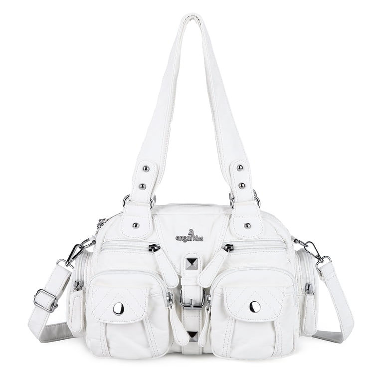 Angel Kiss Small Hobo Purses with Crossbody Strap, Vegan Leather