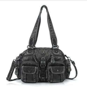 Angel Kiss Small Hobo Purses for Women Soft Vegan Leather Shoulder Bags with Crossbody Adjustable Strap