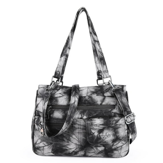 Angel Kiss Women Soft Handbag Shoulder Bag Large Capacity Multi Pocket Wallet
