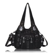 Angel Kiss for Women Large capacity Vegan Leather wallet and Handbags Crossbody Purses Multi pocket shoulder bag
