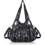 Angel Kiss for Women Large capacity Vegan Leather wallet and Handbags Crossbody Purses Multi pocket shoulder bag