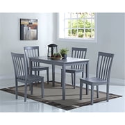 Angel Line 5-Piece Kayla Dining set-ColorGray