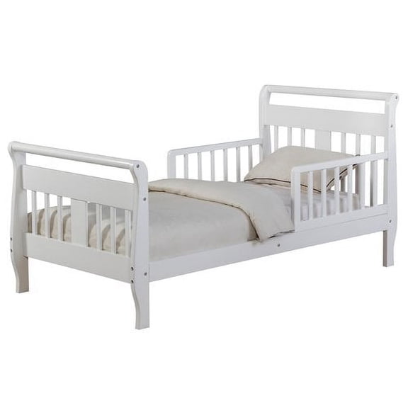 Angel Line Haley Toddler Bed, Multiple Finishes, With Bed Rails