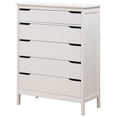 thumbnail image 1 of Angel Line Lauren 5 Drawer Chest, White, 1 of 2