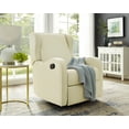 thumbnail image 1 of Angel Line Rebecca Upholstered Swivel Gliding Recliner, Beige, 1 of 5