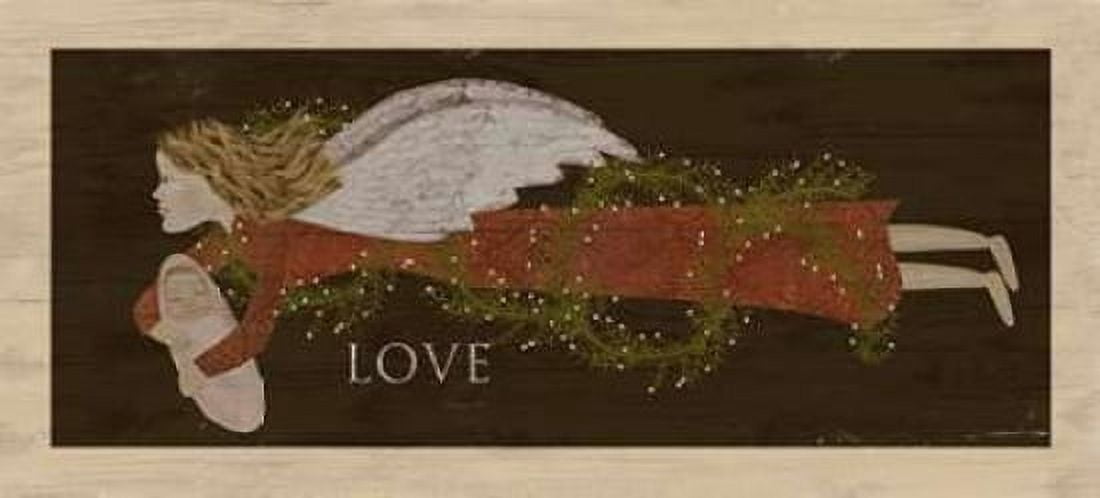 Angel Love Canvas Art - Beth Albert (24 x 48)