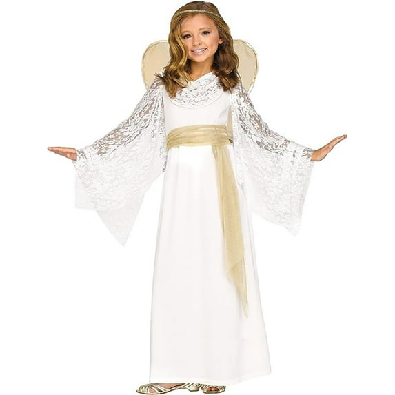 Angel Maiden Girl's Halloween Fancy-Dress Costume for Child, L