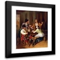thumbnail image 1 of Angel María Cortellini Hernández 15x18 Black Modern Framed Museum Art Print Titled - No More Wine. Tavern Scene (1847), 1 of 5