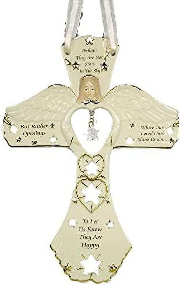 Angel Memorial Wall Hanging Cross Remembrance Sympathy Condolence