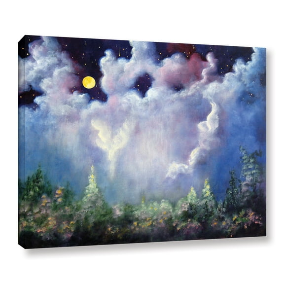 Angel-Moon Gallery Wrapped Canvas