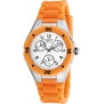 thumbnail image 1 of Angel Multi-Function White Dial Orange Silicone Ladies Watch 18792, 1 of 2