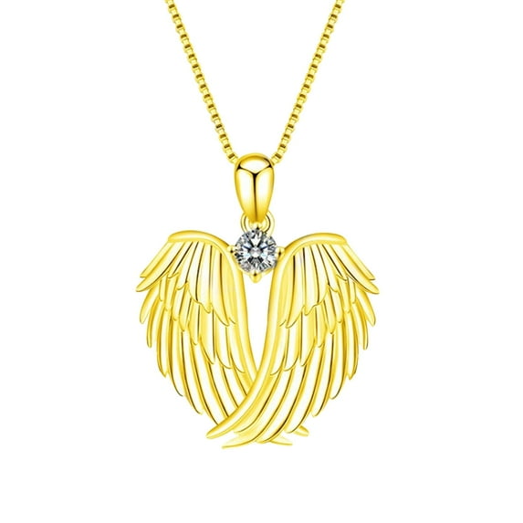 Angel- Necklace Angel- Pendant Birthstone Necklace For Women Jewelry, Xinsrenus Under $5! Angel- Necklace Angel- Pendant Birthstone