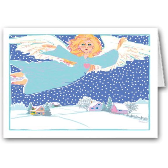 Angel Note Card - 10 Note Cards and Envelopes